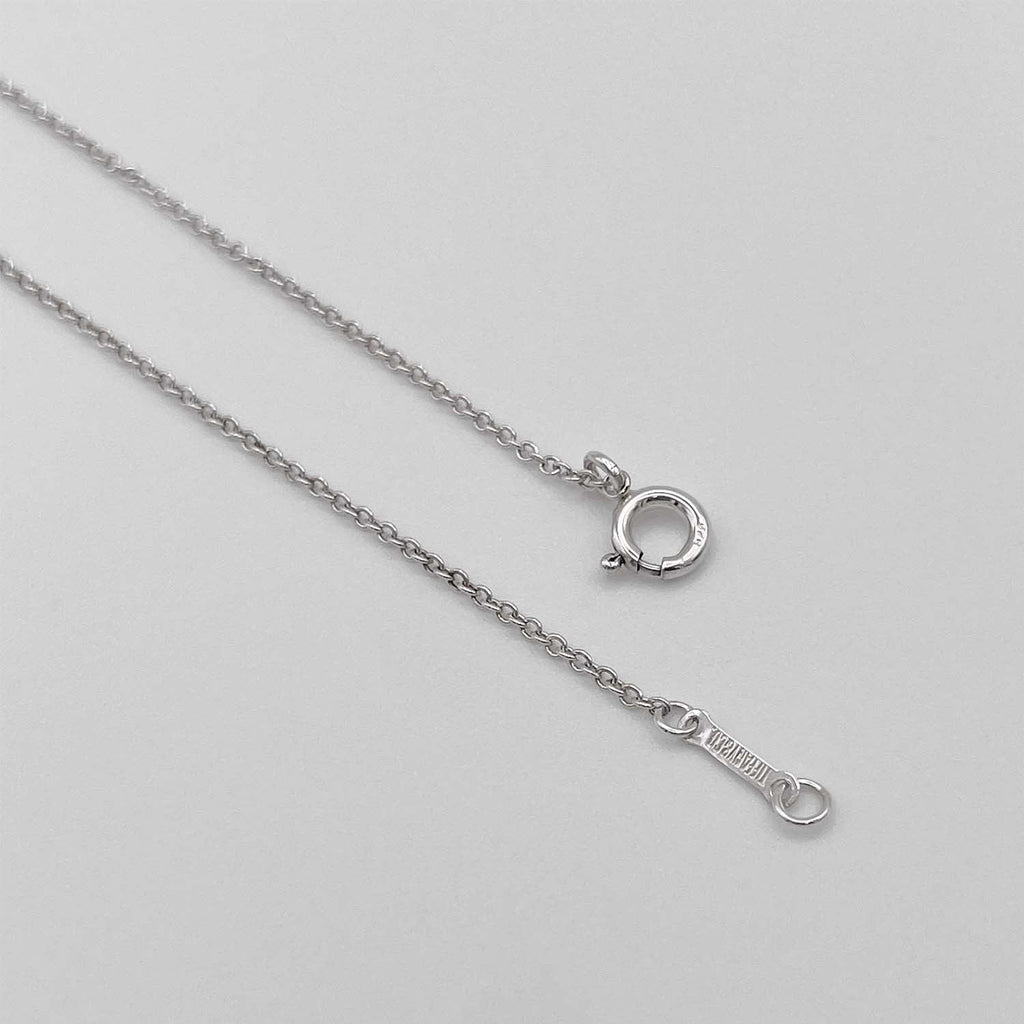 Tiffany&Co. ティファニー カーブドハート ネックレス エルサペレッティ SV925 新品仕上済