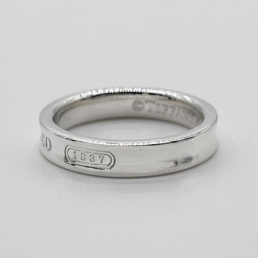 Tiffany&Co. ティファニー 10号 1837 ナロー リング 指輪 SV925 新品仕上済