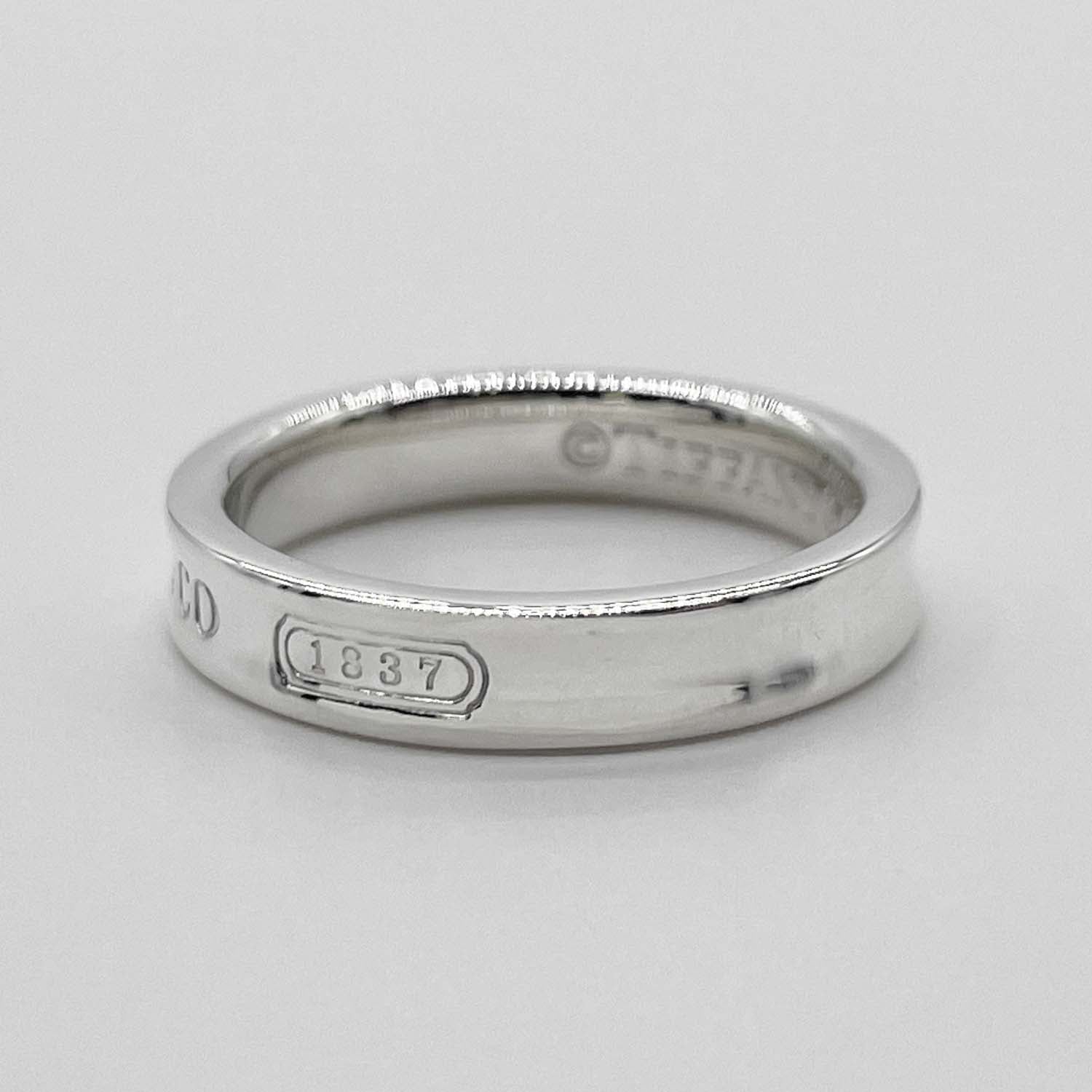 Tiffany&Co. ティファニー 10号 1837 ナロー リング 指輪 SV925 新品仕上済