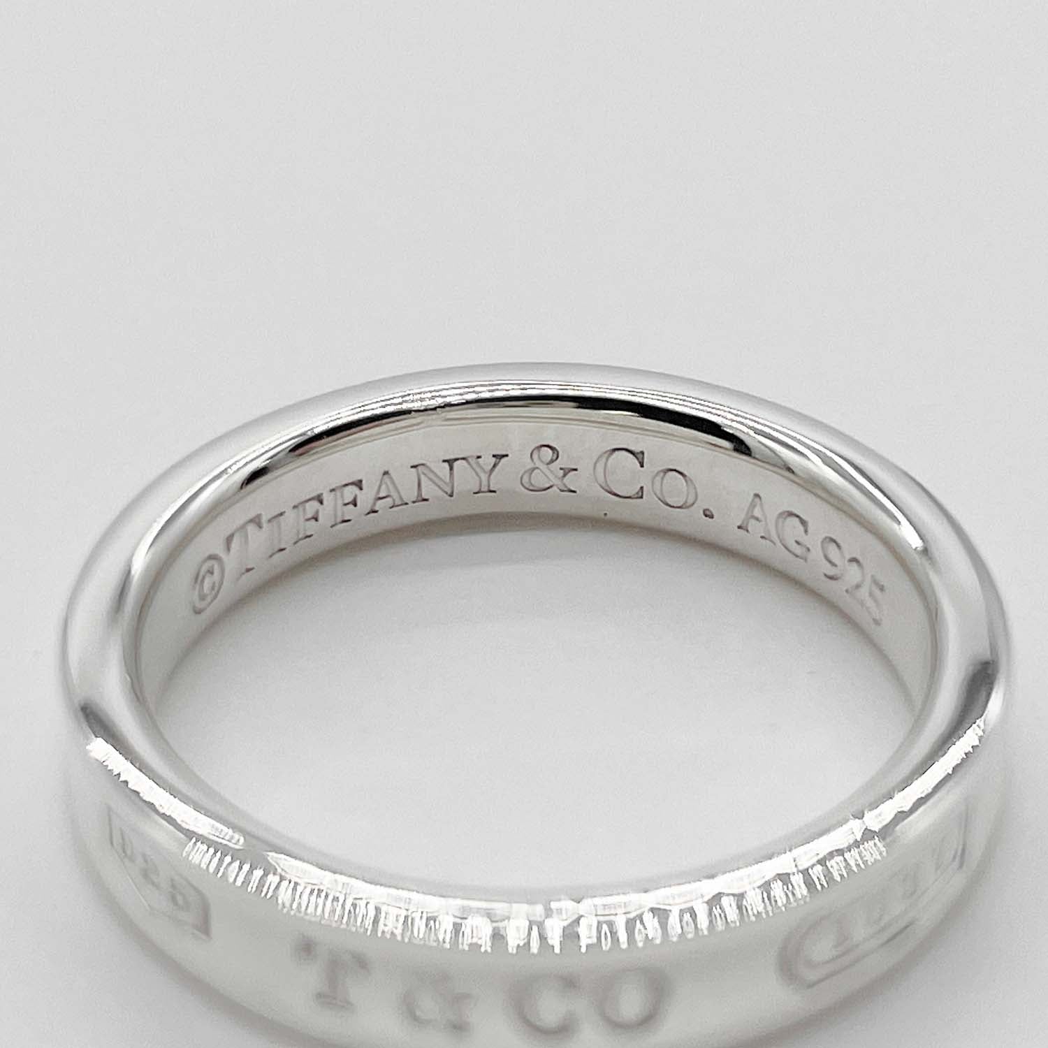 Tiffany&Co. ティファニー 10号 1837 ナロー リング 指輪 SV925 新品仕上済