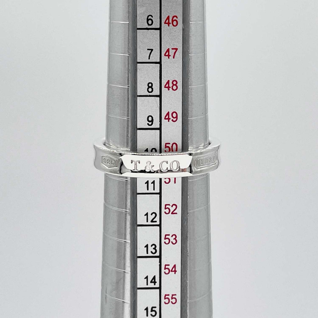Tiffany&Co. ティファニー 10号 1837 ナロー リング 指輪 SV925 新品仕上済