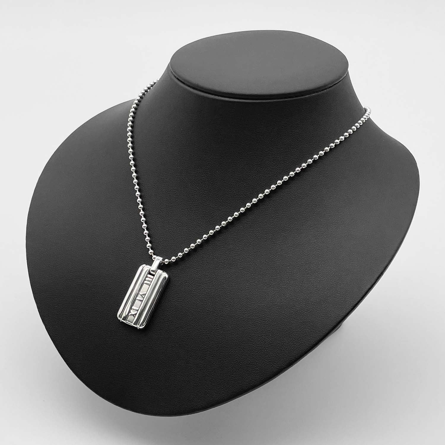 Tiffany&Co. ティファニー アトラスID ネックレス SV925 プレート 新品仕上済