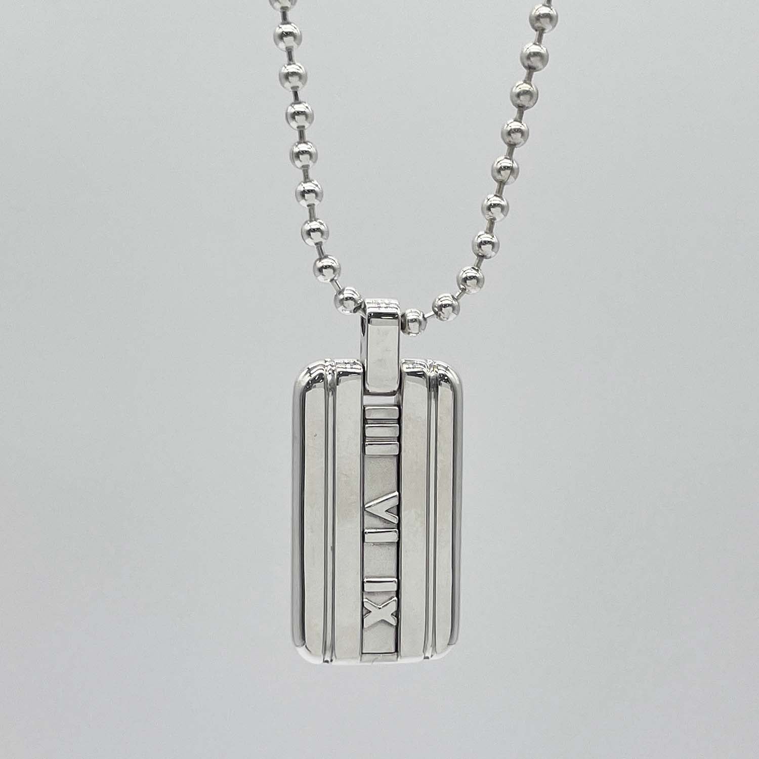 Tiffany&Co. ティファニー アトラスID ネックレス SV925 プレート 新品仕上済