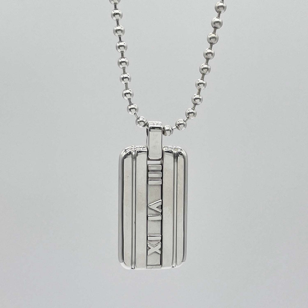 Tiffany&Co. ティファニー アトラスID ネックレス SV925 プレート 新品仕上済