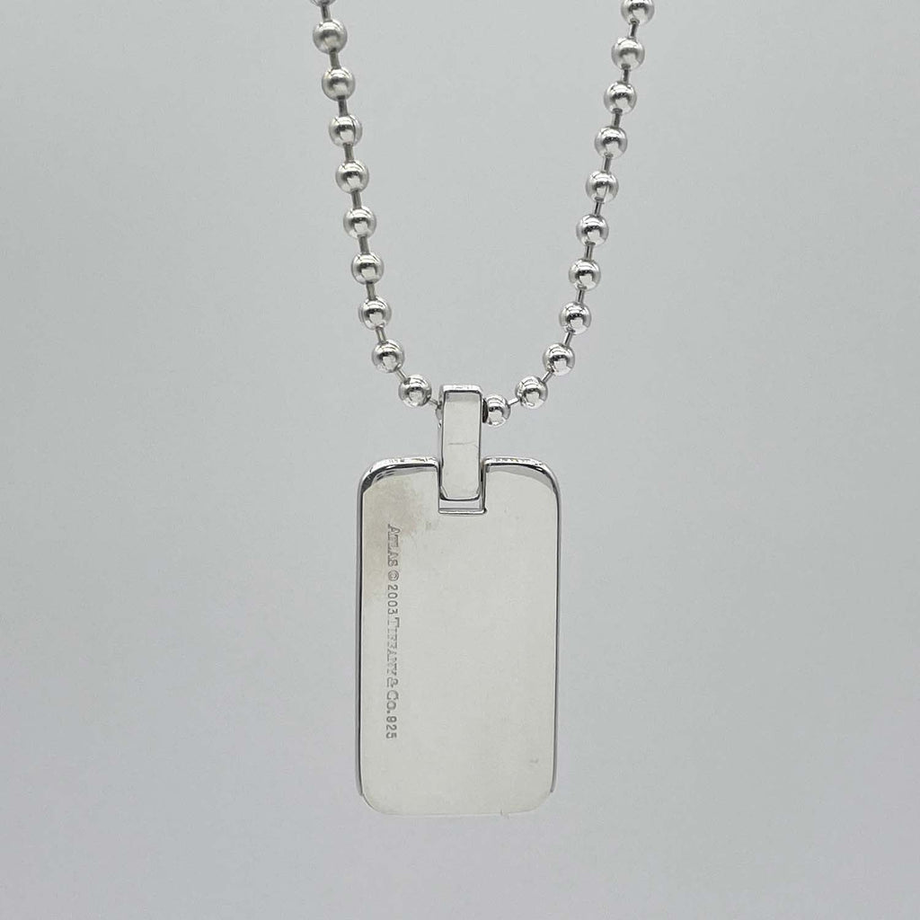 Tiffany&Co. ティファニー アトラスID ネックレス SV925 プレート 新品仕上済