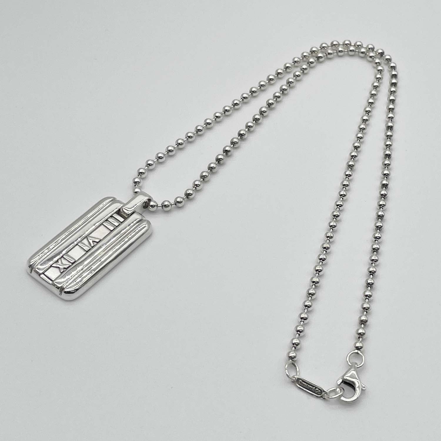 Tiffany&Co. ティファニー アトラスID ネックレス SV925 プレート 新品仕上済