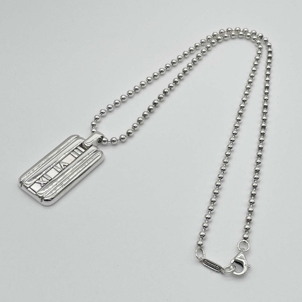 Tiffany&Co. ティファニー アトラスID ネックレス SV925 プレート 新品仕上済