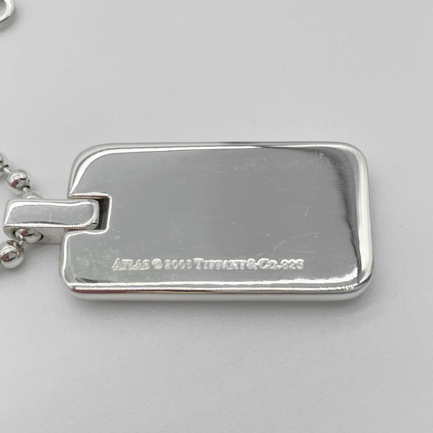 Tiffany&Co. ティファニー アトラスID ネックレス SV925 プレート 新品仕上済