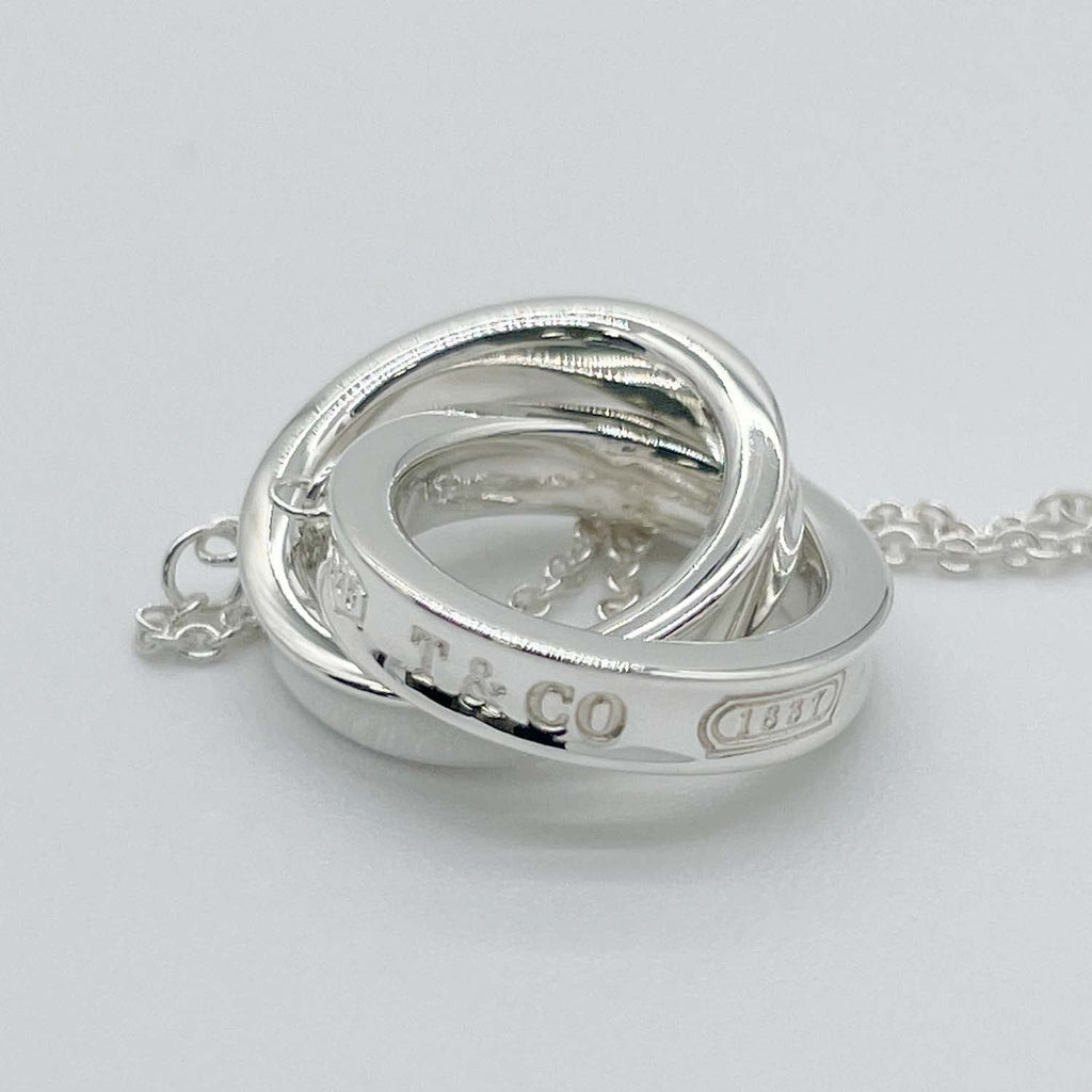 Tiffany&Co. ティファニー 1837 インターロッキング サークル ペンダント スモール SV925 新品仕上済
