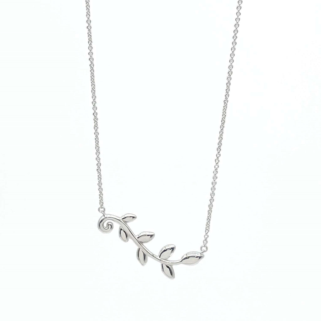 Tiffany&Co. ティファニー オリーブ リーフ ヴァイン ペンダント ネックレス SV925 新品仕上済