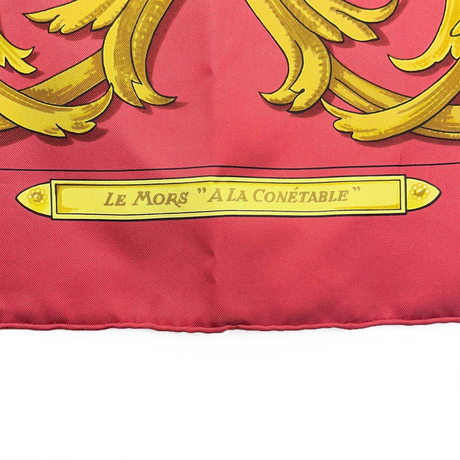 HERMES エルメス カレ90 LE MORS A LA CONETABLE 轡の気品 スカーフ シルク