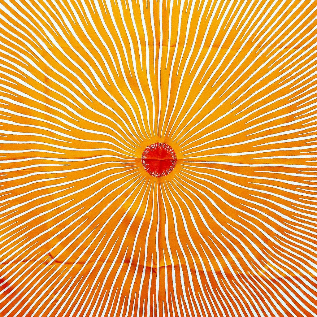 エルメス カレ90 La Maison Soleil ソレイユ ラ メゾン スカーフ シルク 太陽柄