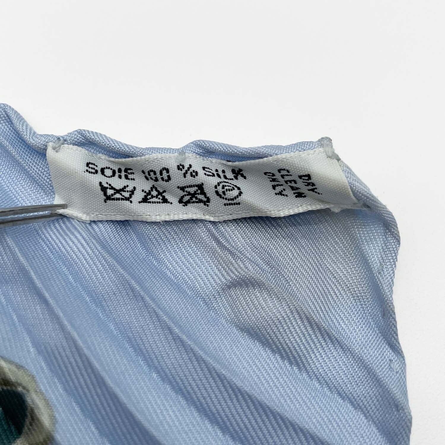 HERMES エルメス プリーツカレ90 DIES ET HORE 占星術 スカーフ プリセ ボーダー