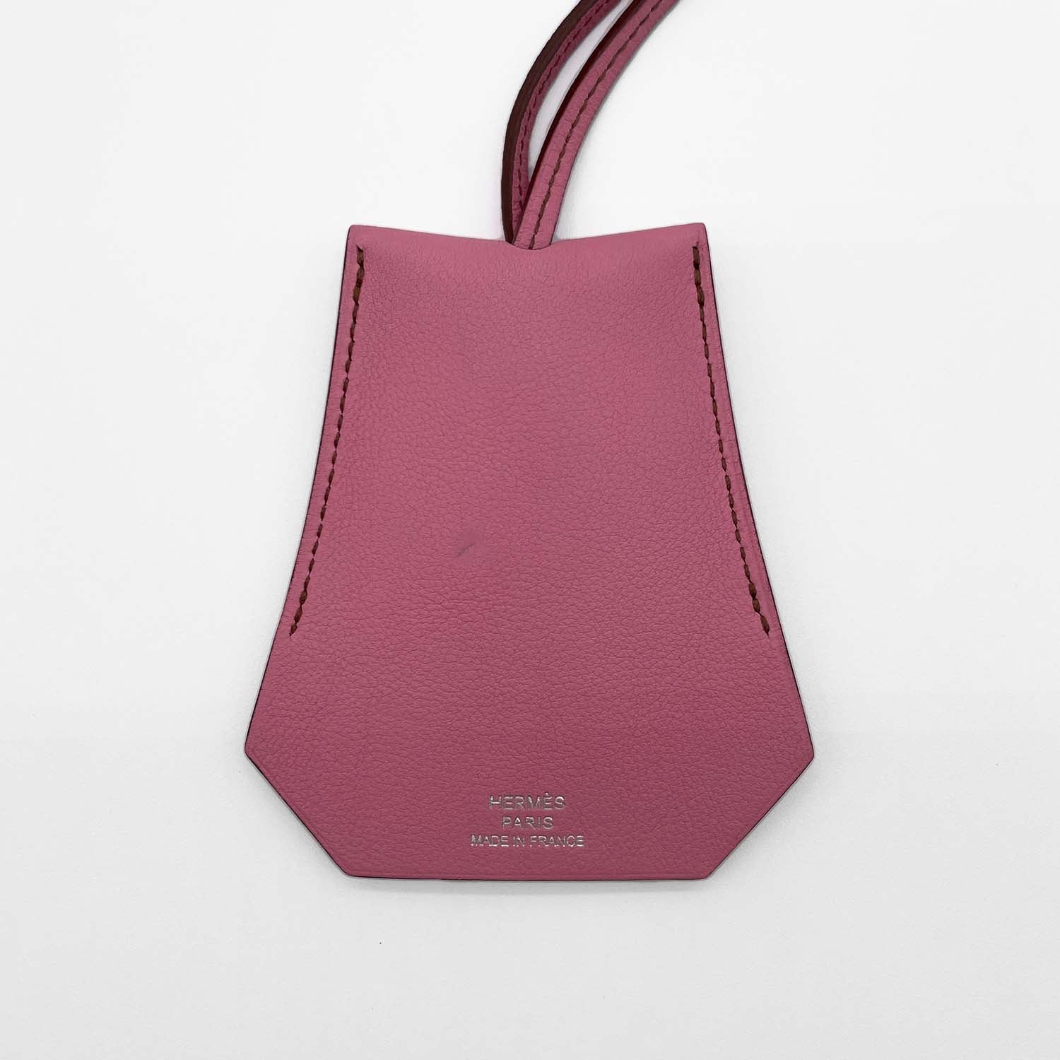 HERMES エルメス クロシェットネックレス ペンダント 2011年製 レザー キーリング キーホルダー