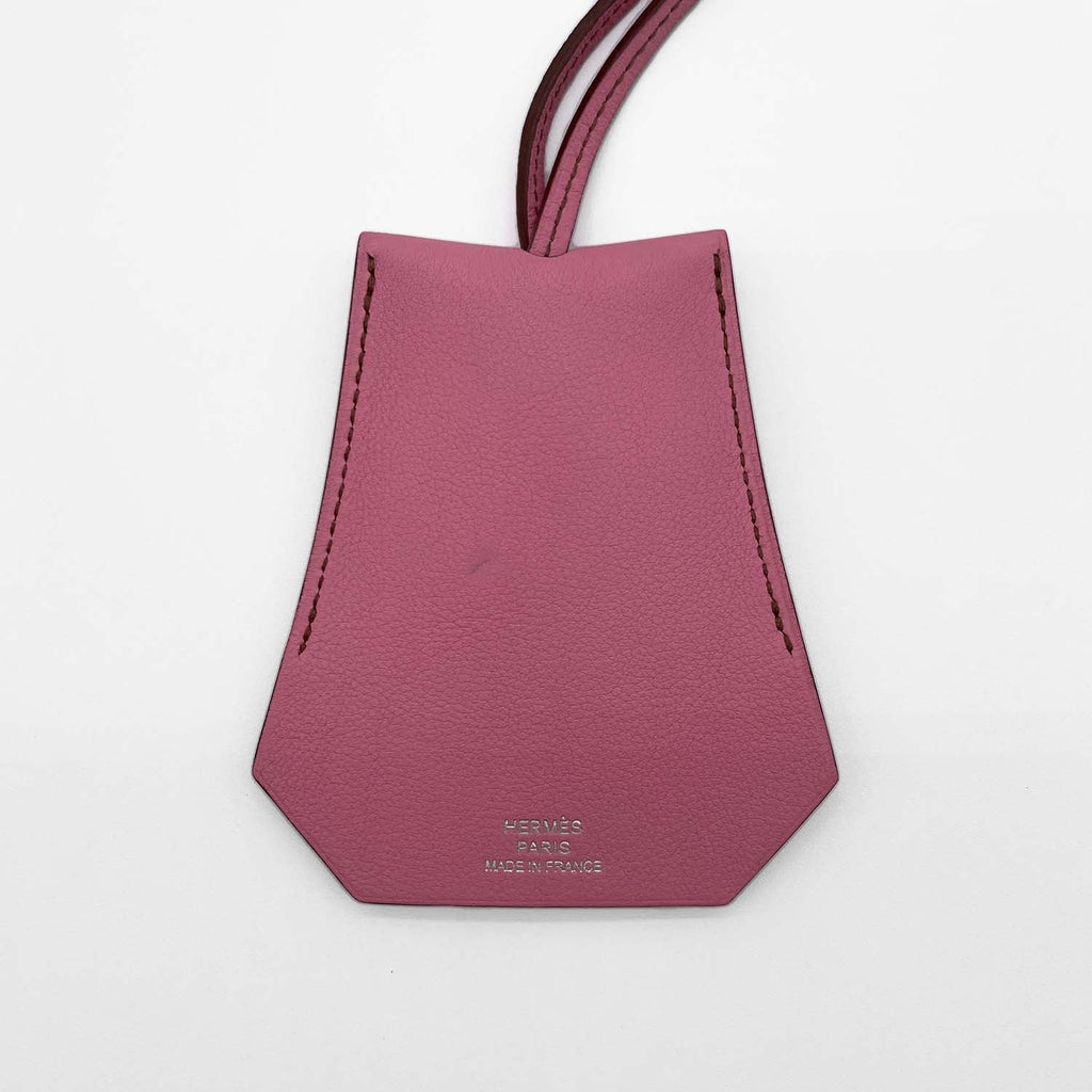 HERMES エルメス クロシェットネックレス ペンダント 2011年製 レザー キーリング キーホルダー