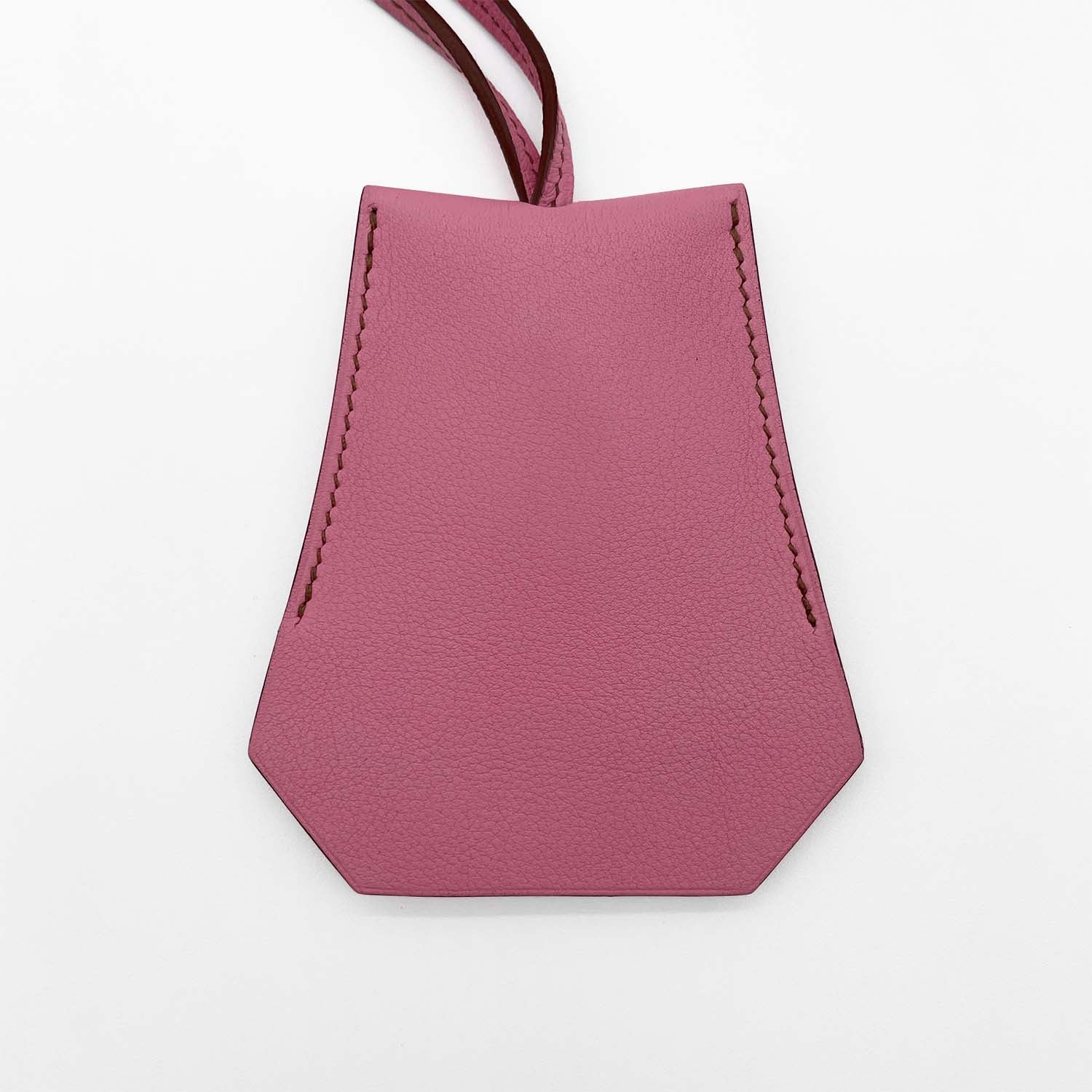 HERMES エルメス クロシェットネックレス ペンダント 2011年製 レザー キーリング キーホルダー