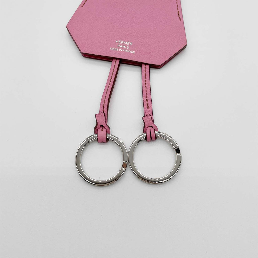 HERMES エルメス クロシェットネックレス ペンダント 2011年製 レザー キーリング キーホルダー