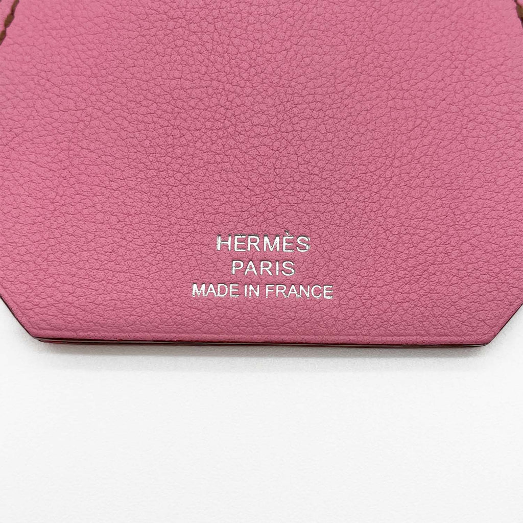 HERMES エルメス クロシェットネックレス ペンダント 2011年製 レザー キーリング キーホルダー