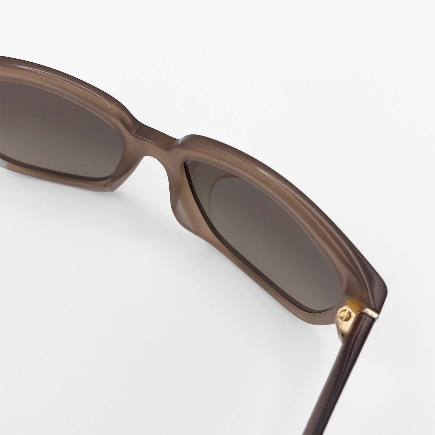 PRADA プラダ サングラス SPR07P スクエア ベージュ/ゴールド アイウェア