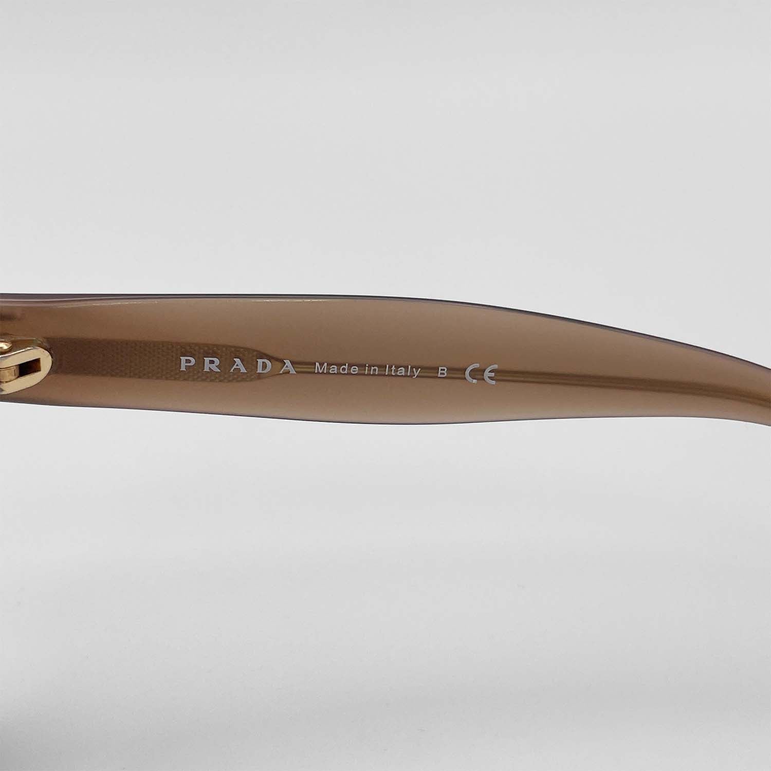 PRADA プラダ サングラス SPR07P スクエア ベージュ/ゴールド アイウェア