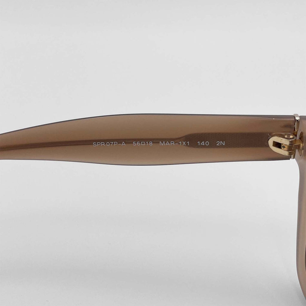 PRADA プラダ サングラス SPR07P スクエア ベージュ/ゴールド アイウェア