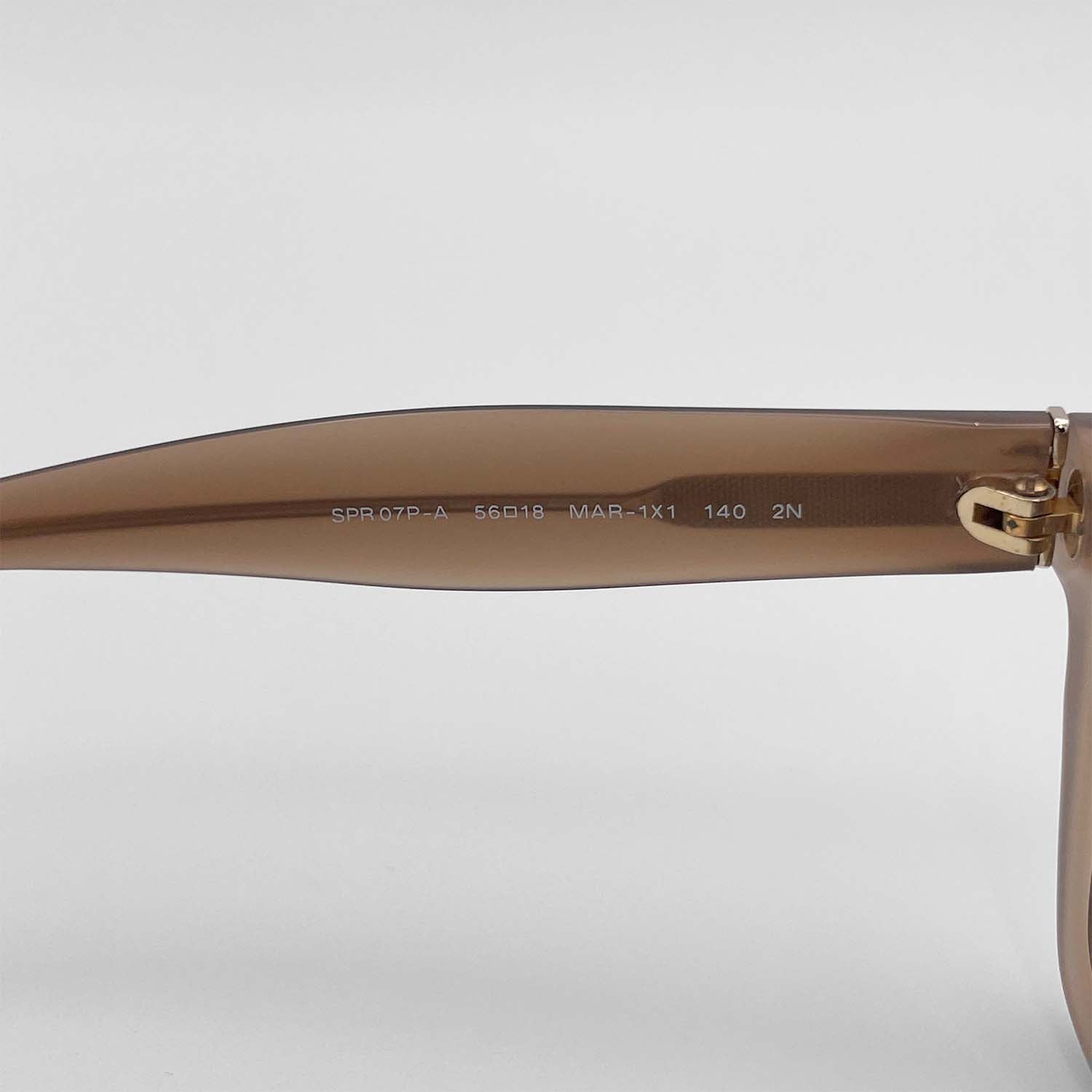 PRADA プラダ サングラス SPR07P スクエア ベージュ/ゴールド アイウェア