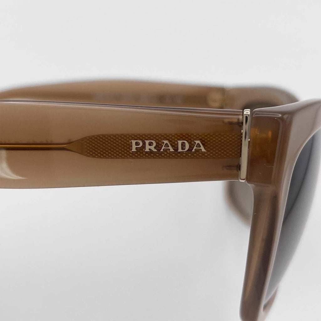 PRADA プラダ サングラス SPR07P スクエア ベージュ/ゴールド アイウェア