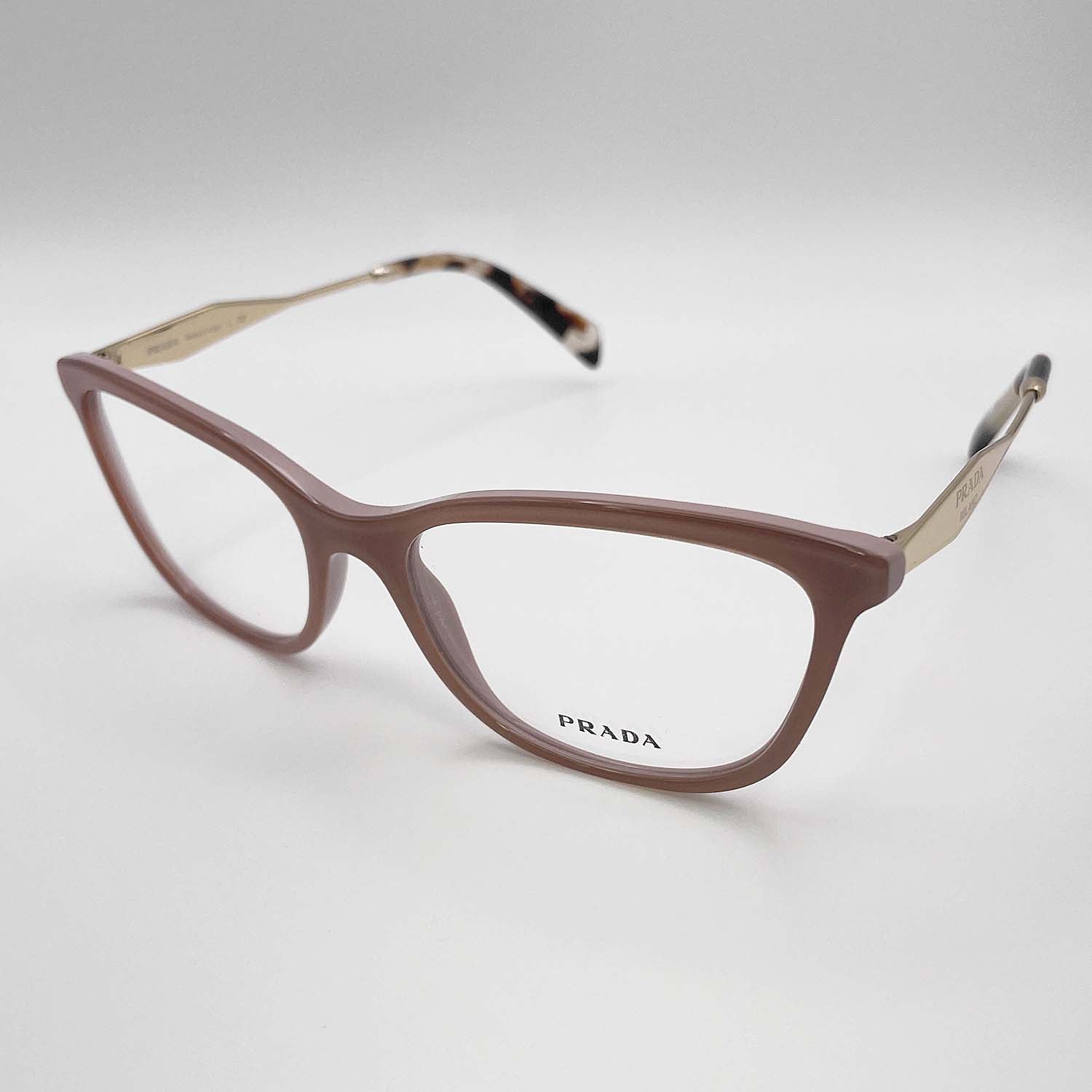 PRADA プラダ 眼鏡 VRP02Y フォックス コンビフレーム ピンク/ゴールド メガネ