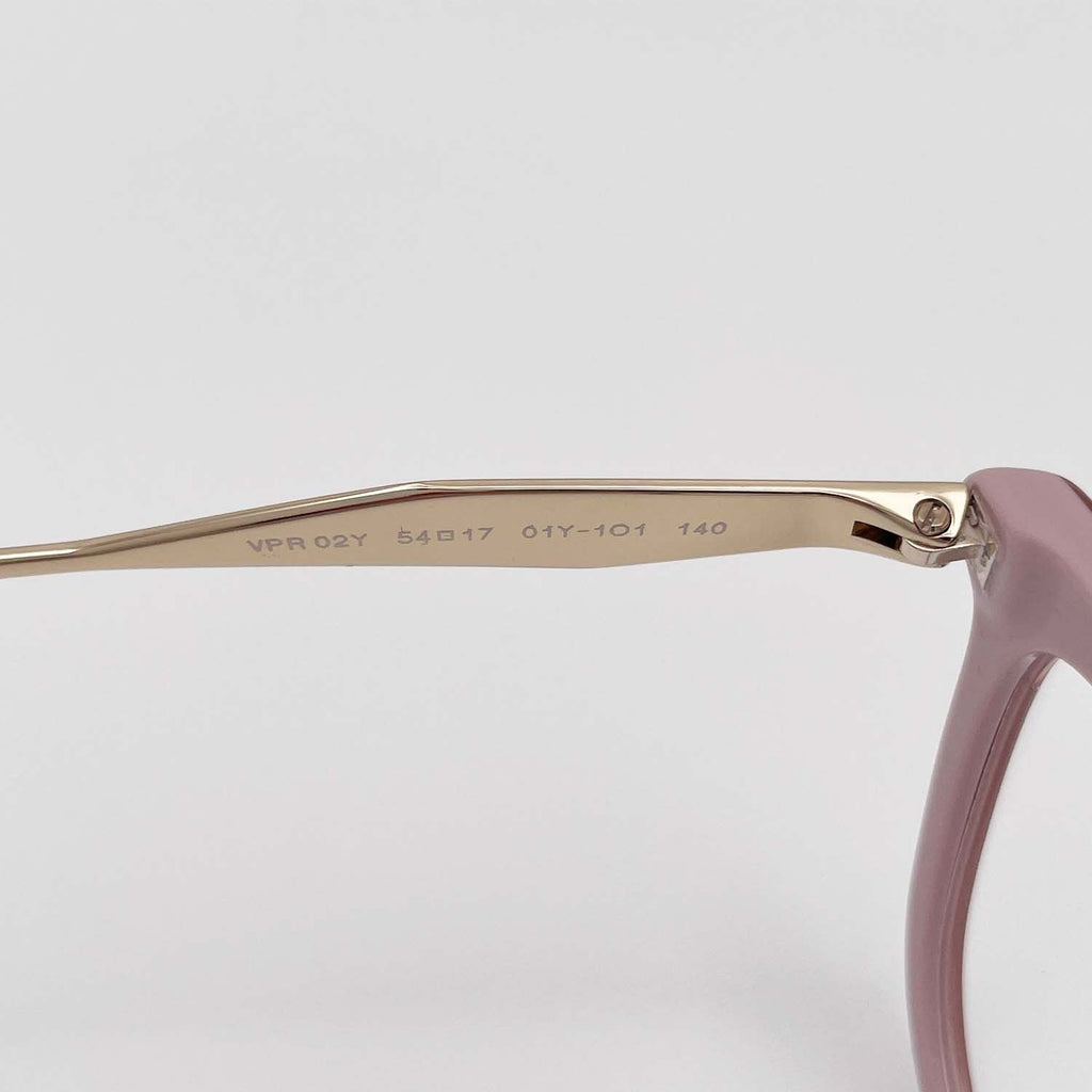 PRADA プラダ 眼鏡 VRP02Y フォックス コンビフレーム ピンク/ゴールド メガネ