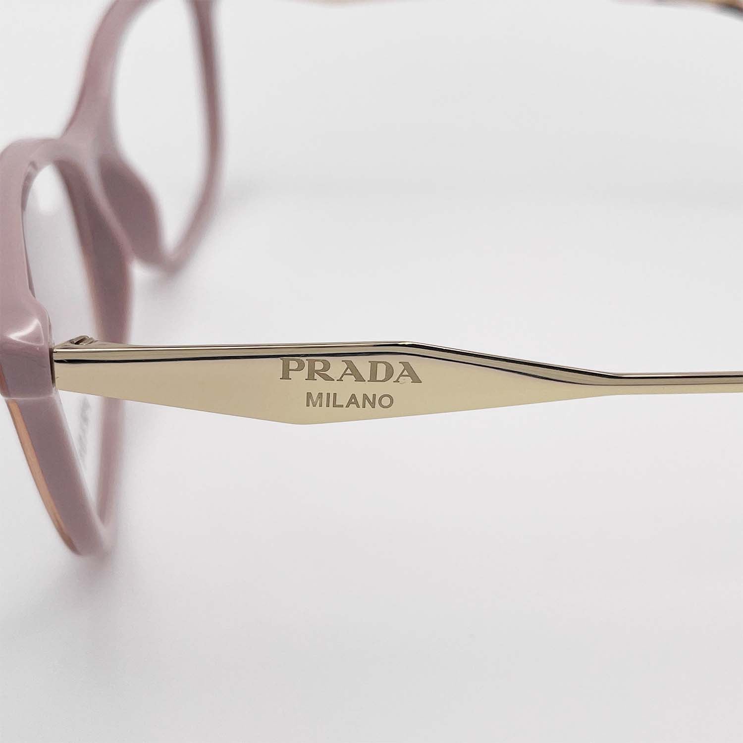 PRADA プラダ 眼鏡 VRP02Y フォックス コンビフレーム ピンク/ゴールド メガネ
