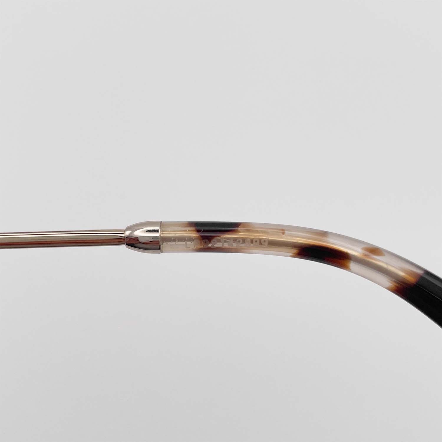 PRADA プラダ 眼鏡 VRP02Y フォックス コンビフレーム ピンク/ゴールド メガネ