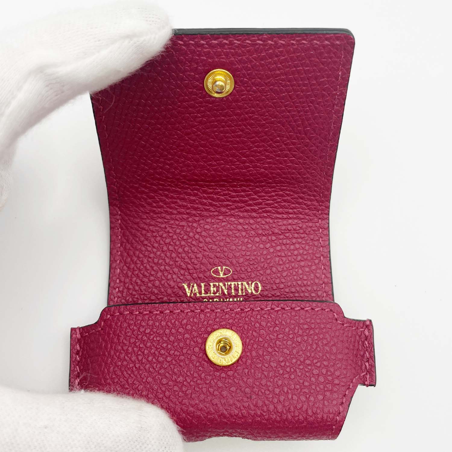 Valentino Garavani ヴァレンティノ AirPods ケース キーホルダー 小物入れ