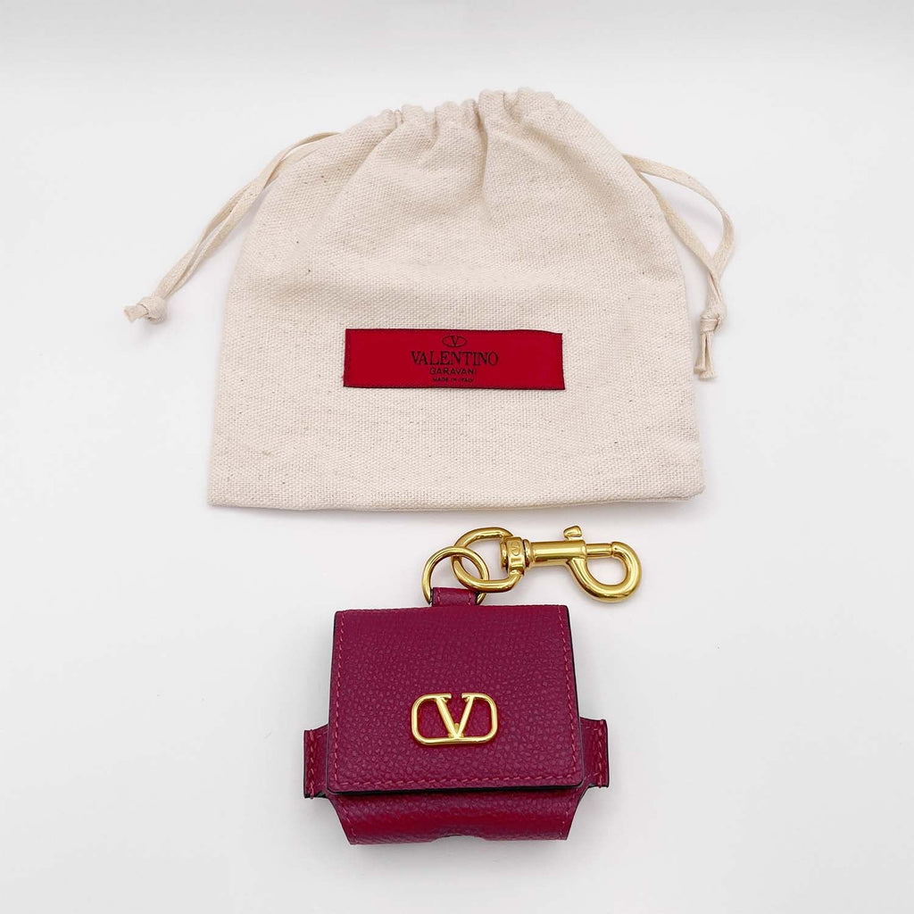 Valentino Garavani ヴァレンティノ AirPods ケース キーホルダー 小物入れ