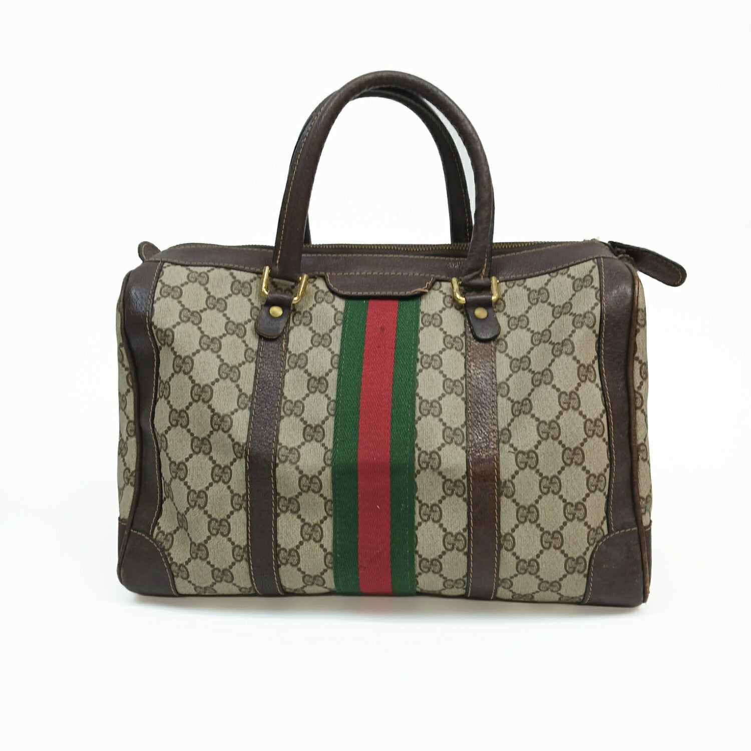 GUCCI グッチ オールド シェリーライン GGスプリーム ミニボストンバッグ