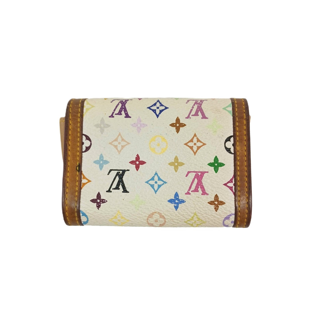 LOUIS VUITTON ルイヴィトン ポルトモネ・プラ 財布 マルチカラー