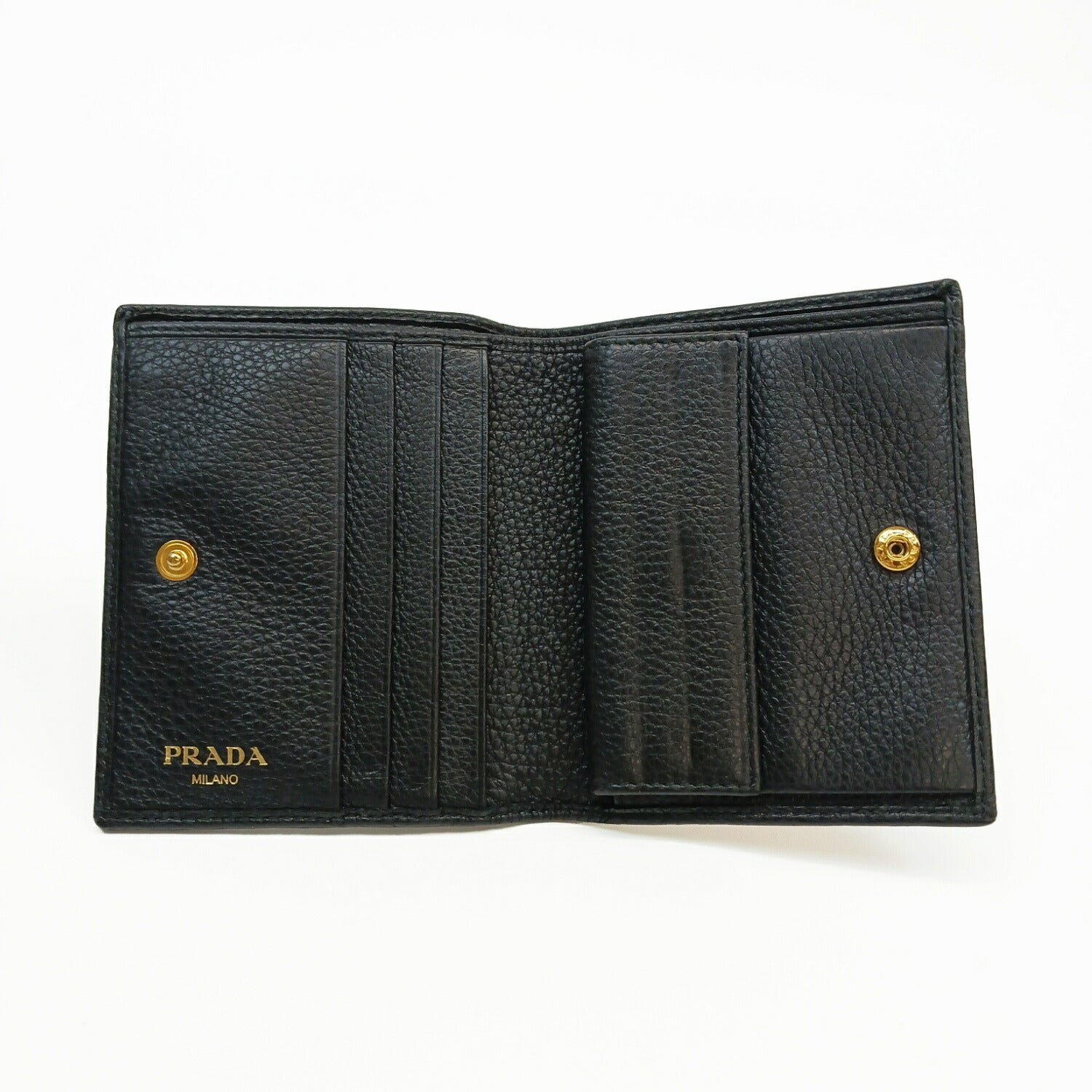 PRADA プラダ レザー財布 ブラック