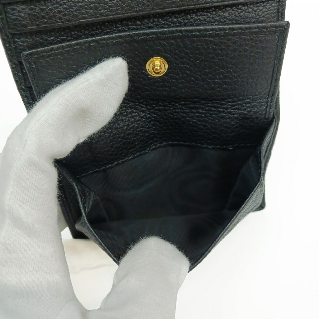 PRADA プラダ レザー財布 ブラック
