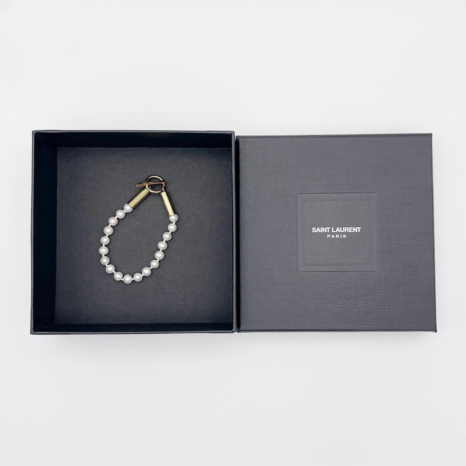 SAINT LAURENT サンローラン ブレスレット パール SV925
