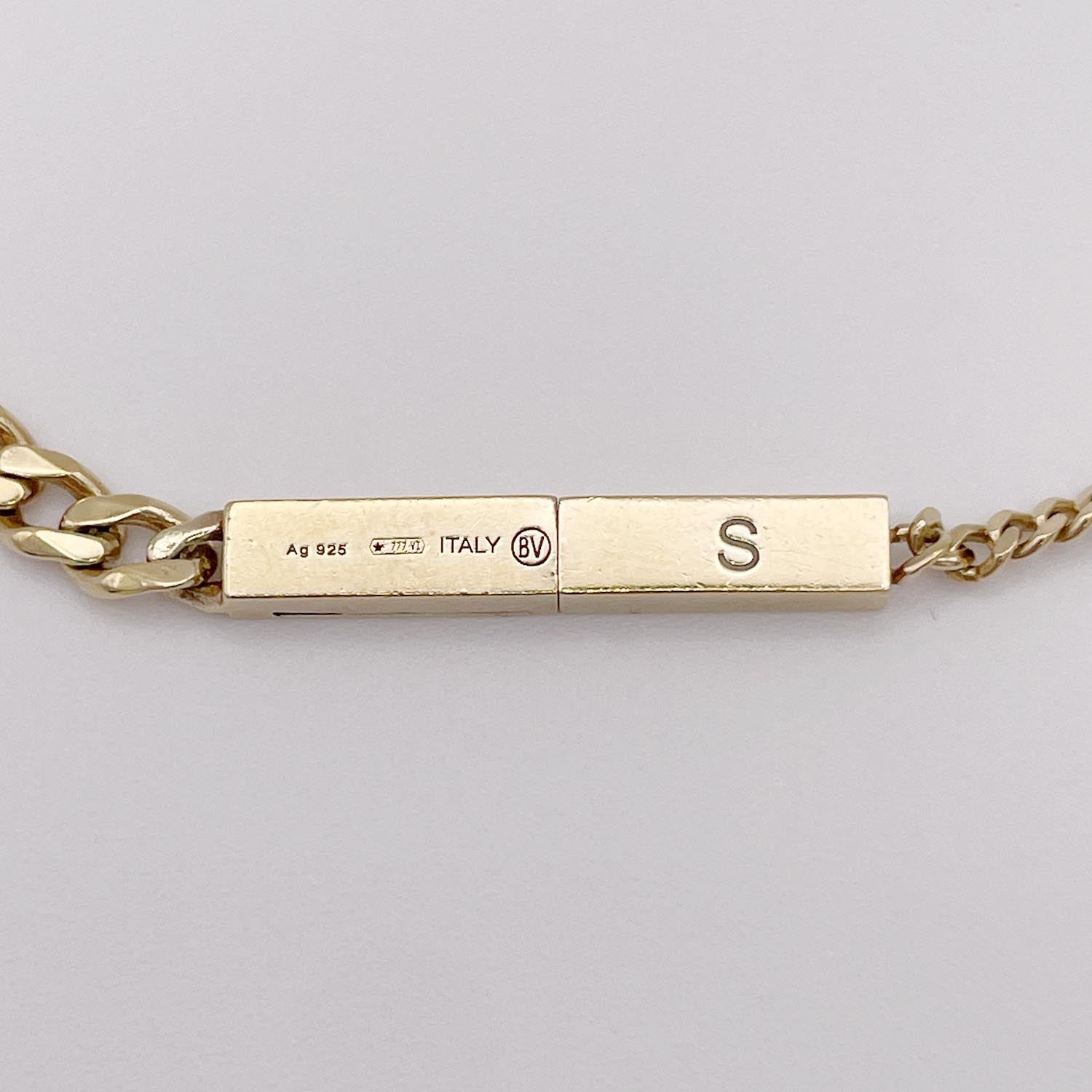 BOTTEGA VENETA ボッテガヴェネタ チェーンブレスレット 20cm メンズ Sサイズ