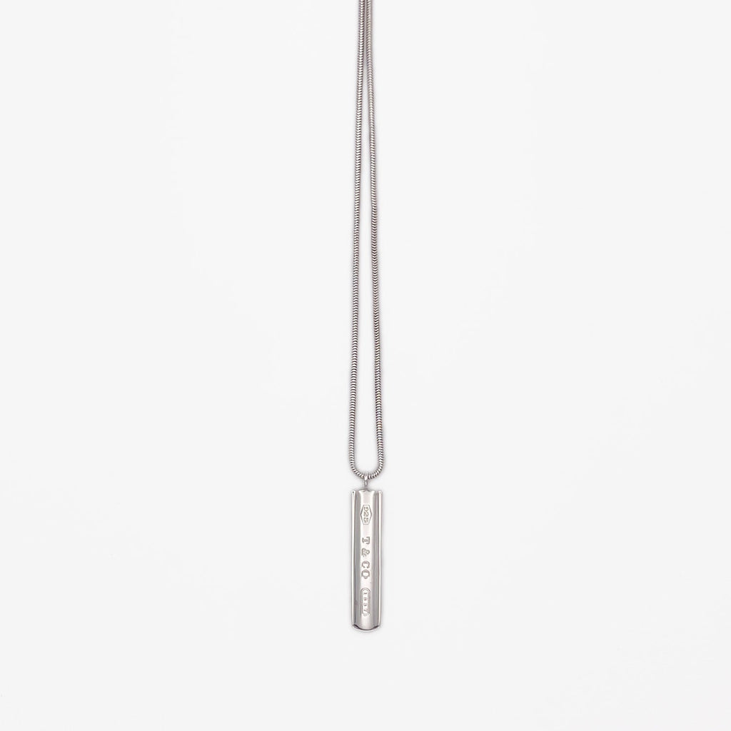Tiffany&Co. ティファニー 1837 バー ネックレス ペンダント 新品仕上済