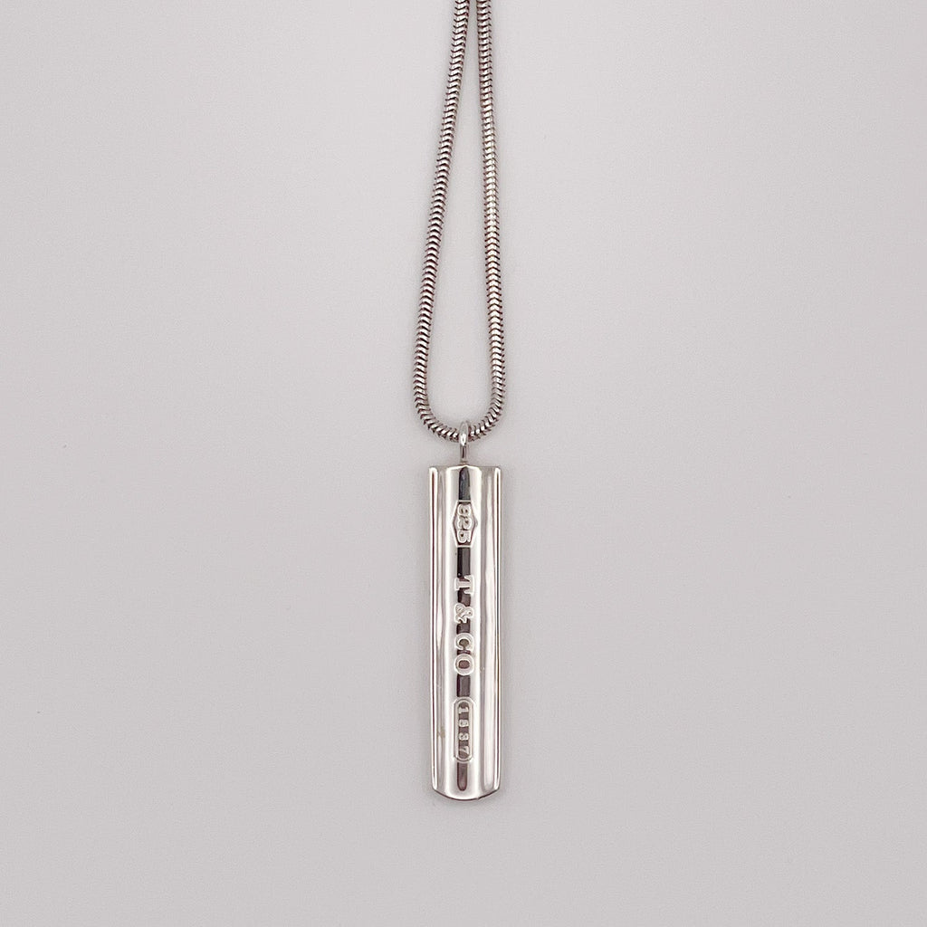 Tiffany&Co. ティファニー 1837 バー ネックレス ペンダント 新品仕上済
