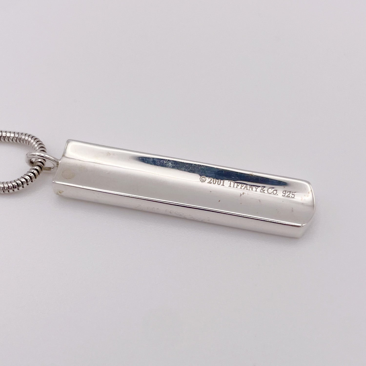 Tiffany&Co. ティファニー 1837 バー ネックレス ペンダント 新品仕上済