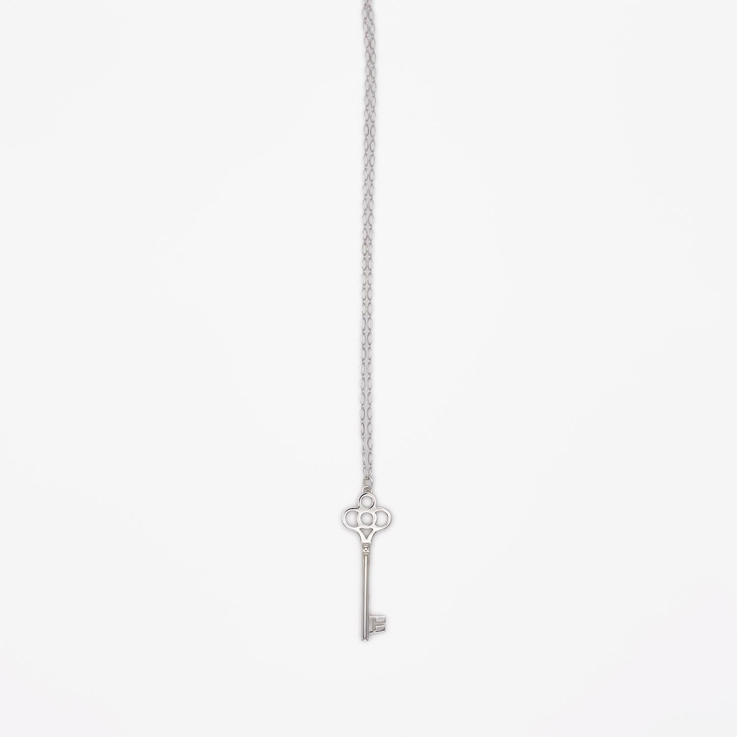 Tiffany&Co. ティファニー クラウンキー ネックレス SV925 新品仕上済