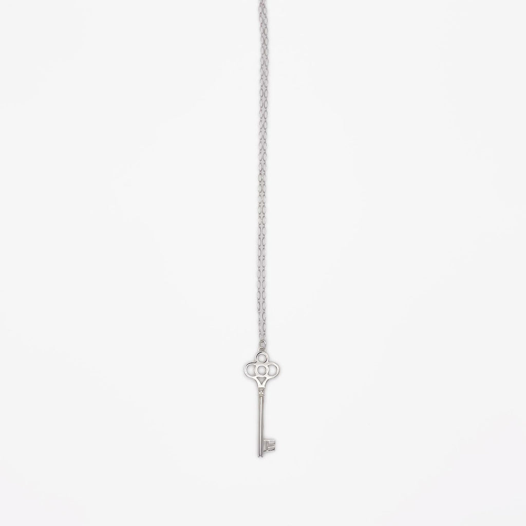 Tiffany&Co. ティファニー クラウンキー ネックレス SV925 新品仕上済