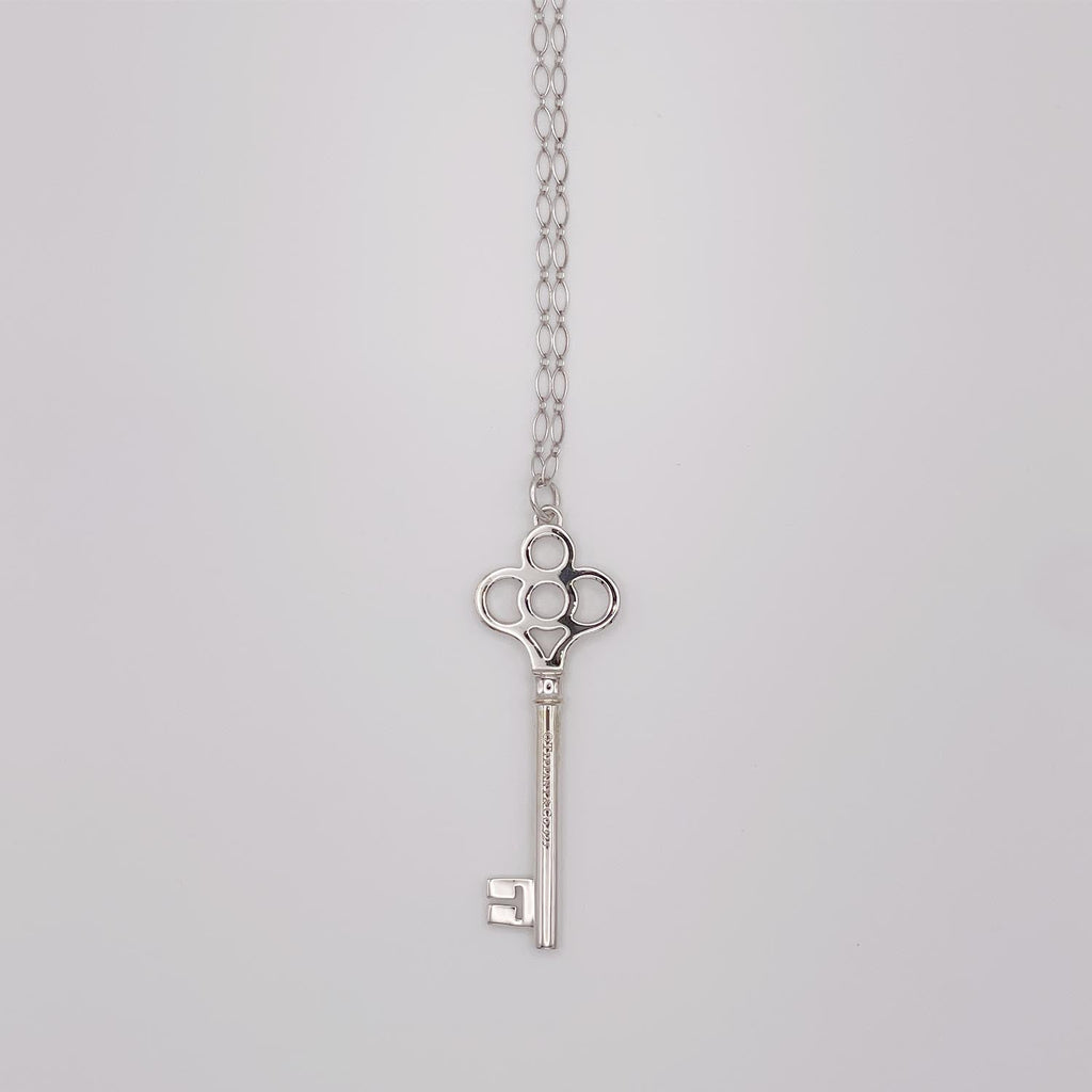 Tiffany&Co. ティファニー クラウンキー ネックレス SV925 新品仕上済