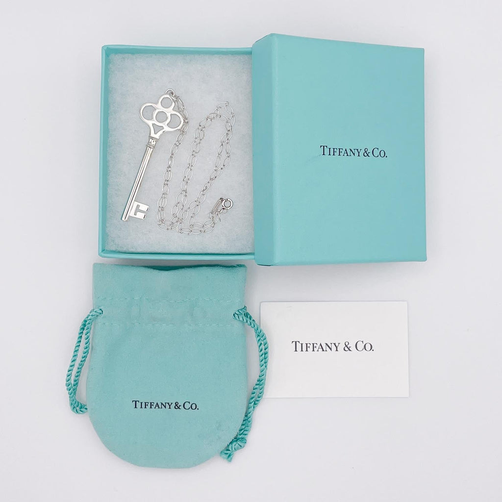 Tiffany&Co. ティファニー クラウンキー ネックレス SV925 新品仕上済