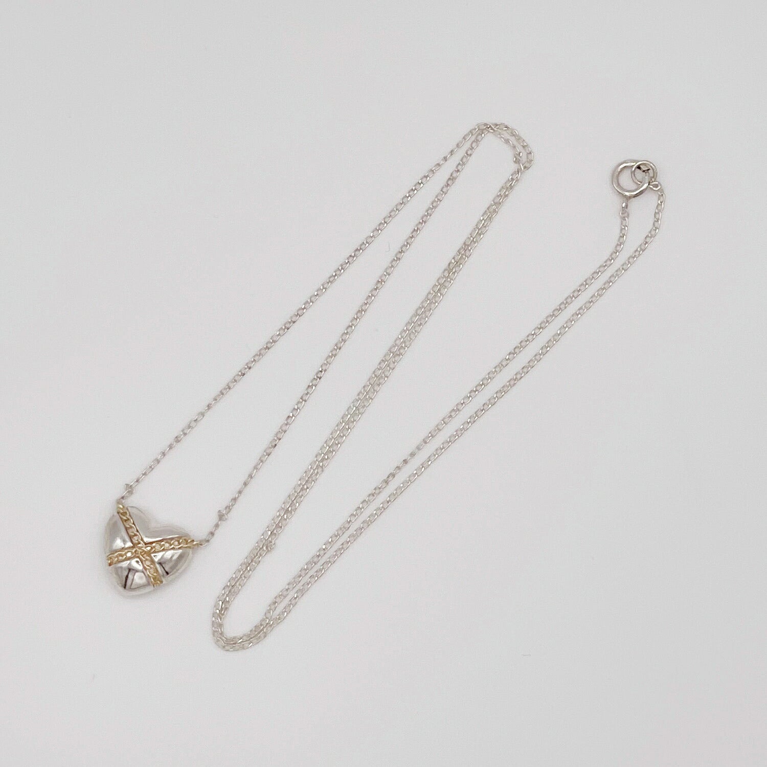 Tiffany&Co. ティファニー クロスハート ネックレス 925 750 新品仕上済