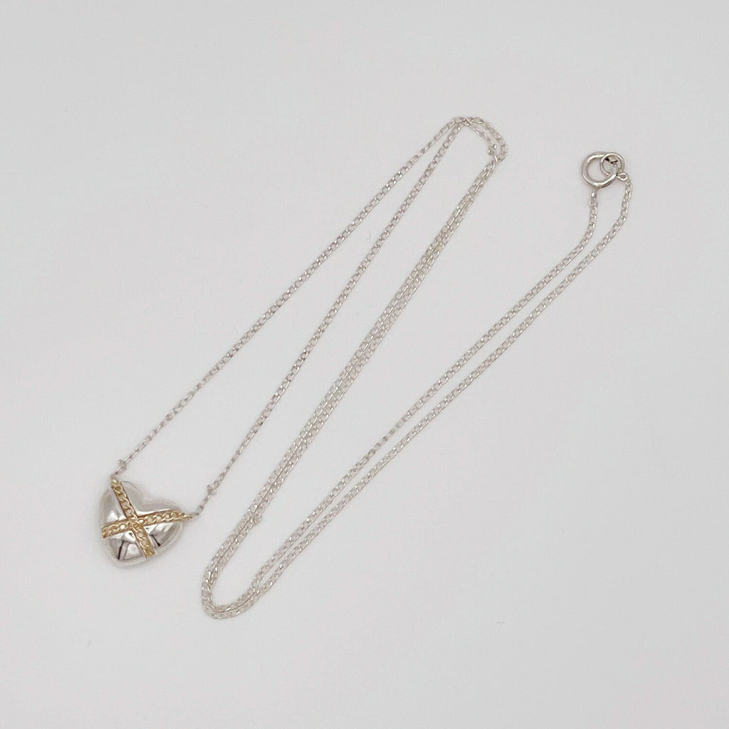 Tiffany&Co. ティファニー クロスハート ネックレス 925 750 新品仕上済