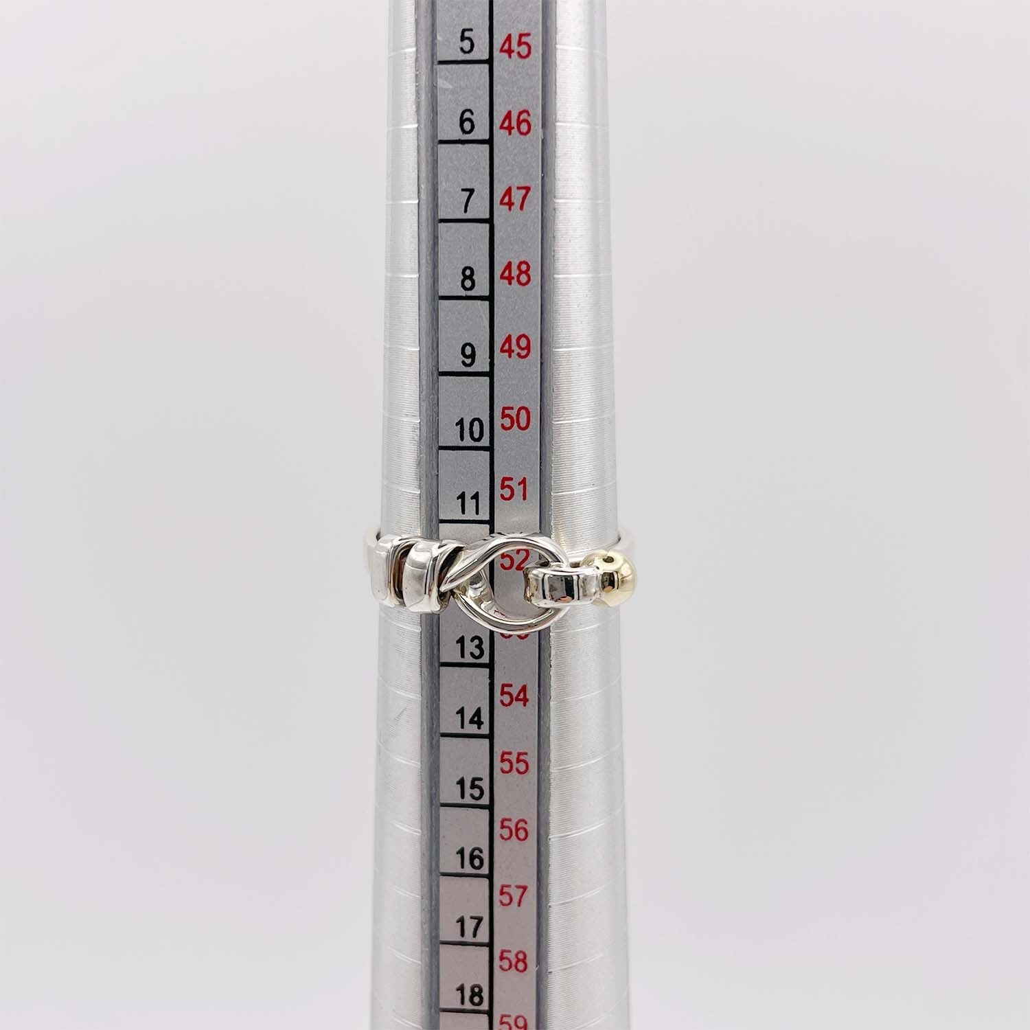 Tiffany&Co. ティファニー 12号 フック＆アイ リング 925 750 新品仕上済