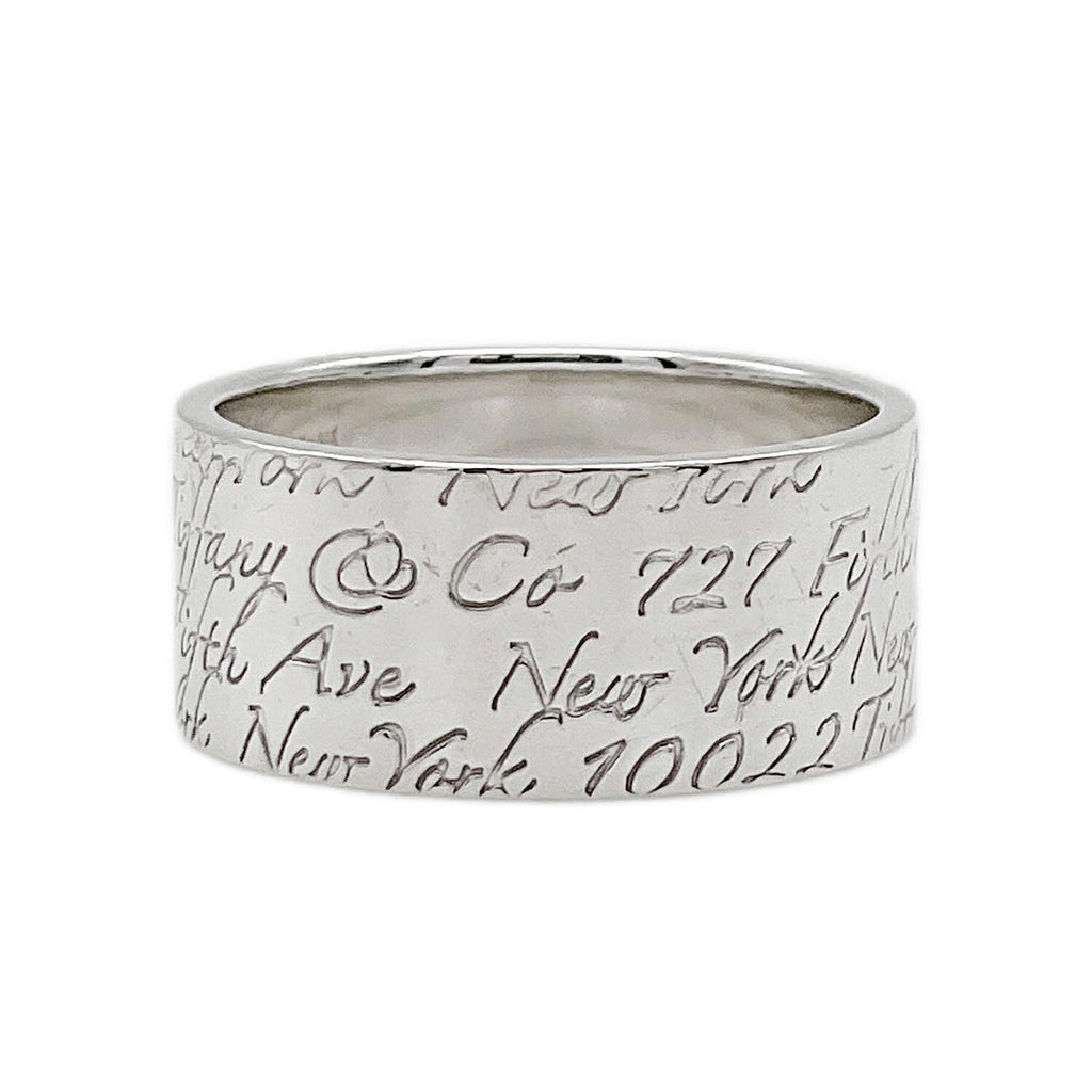 Tiffany&Co. ティファニー 20号 ノーツ ワイドリング SV925